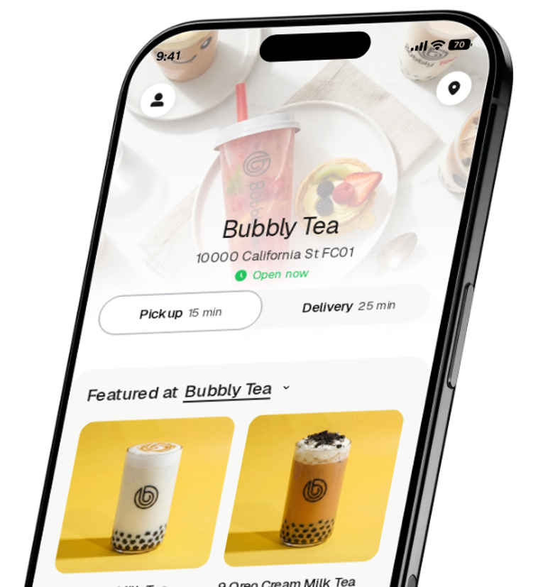 Bubbly Tea app preview