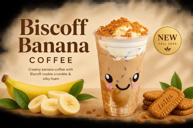 Biscoff Banana Coffee.