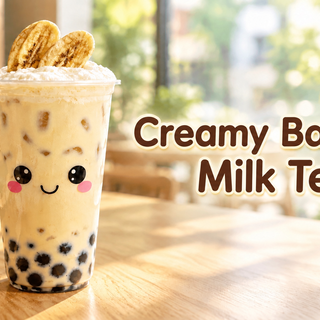 Creamy Banana Milk Tea