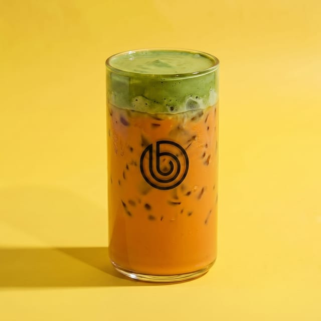 Matcha Cream Coffee.
